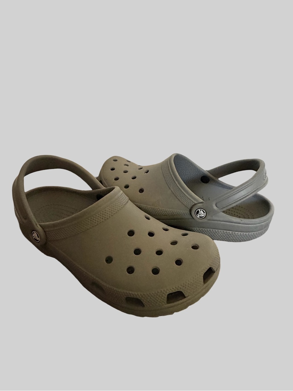 CROCS Unisex Adult Grey Classic Clog Slip On Summer -Mens 10- Womens-12